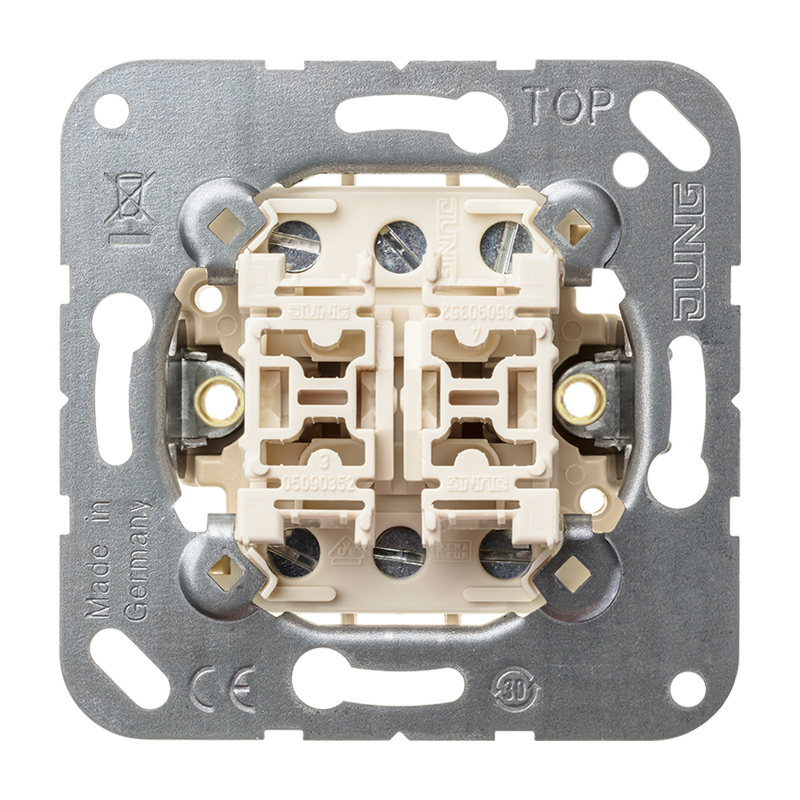 schakelaar wissel/wissel inbouw jung
