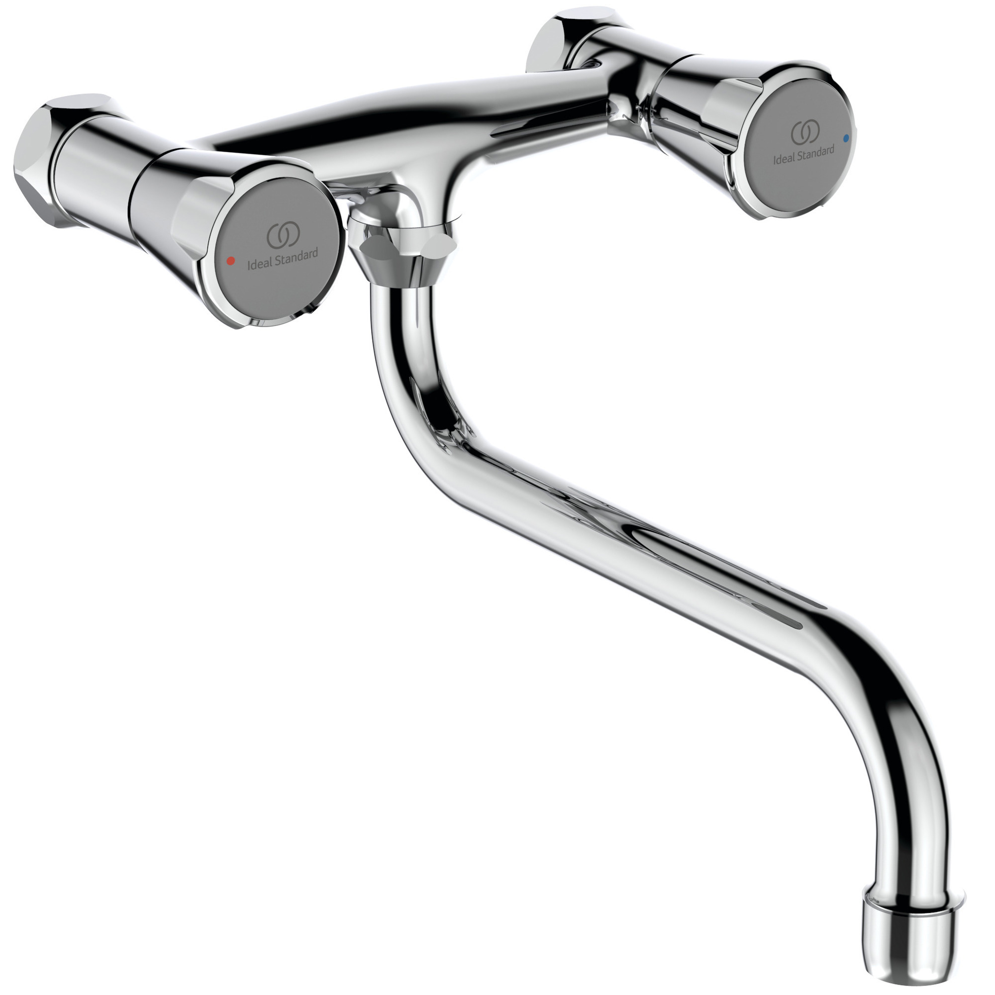 keukenmengkraan draaibaar chroom venlo