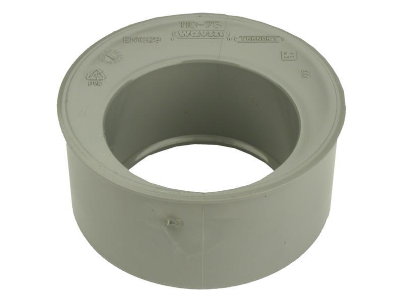 inzetverloopring pvc grijs wavin