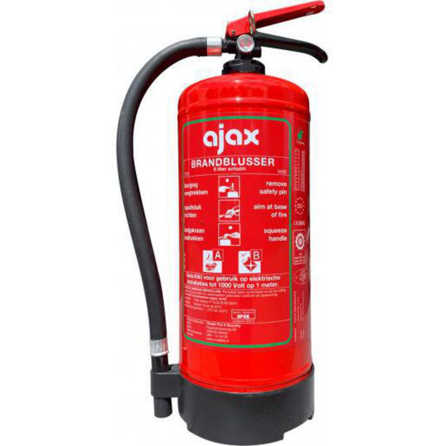 brandblusser sproeischuim ajax