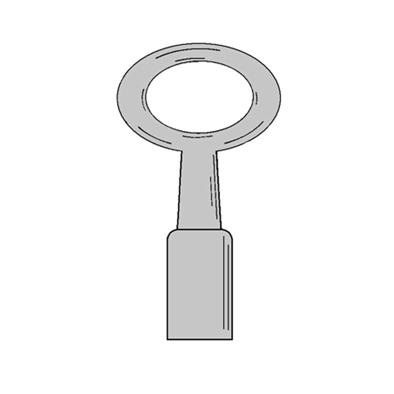 doornsleutel vierkant kort