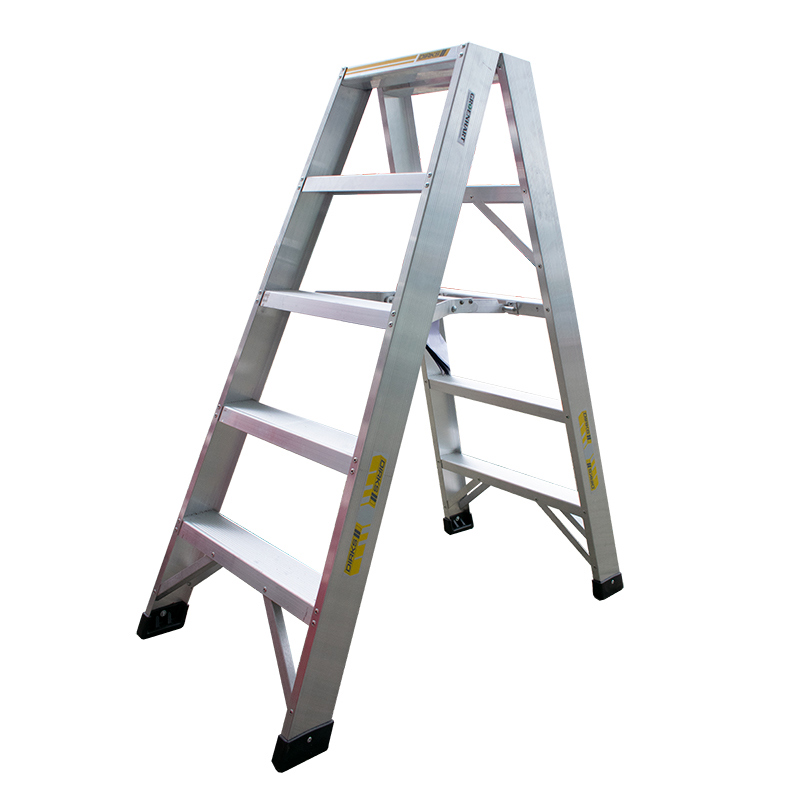 dubbele trap aluminium ongecoat dirks