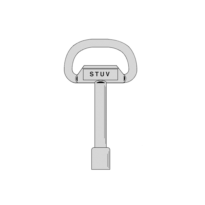 doornsleutel driekant lang