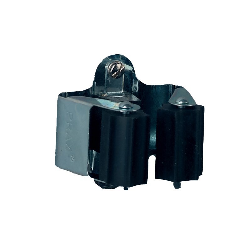 steelklem met rubber rollen