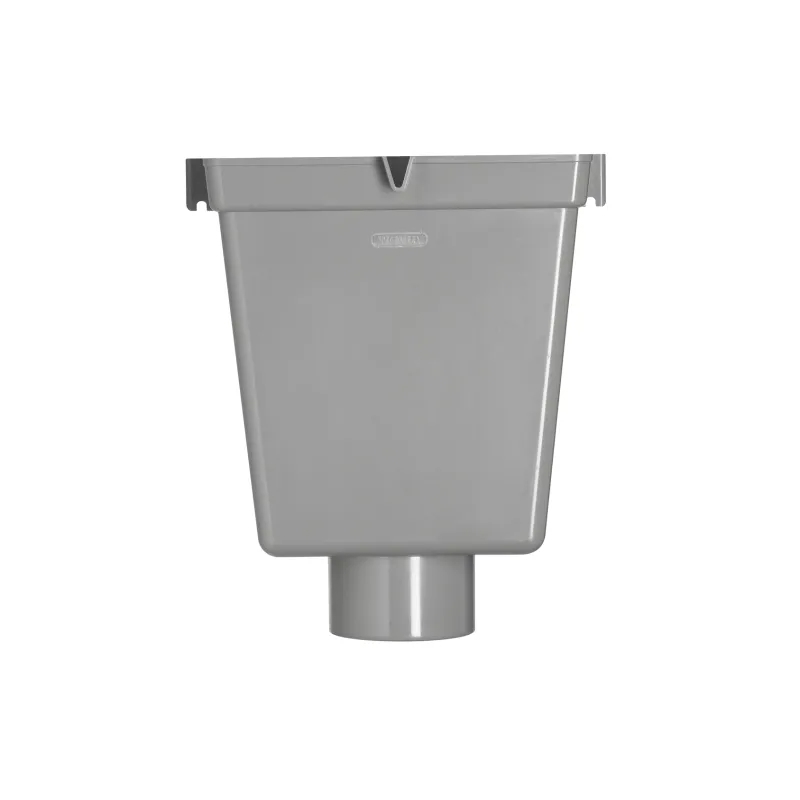 vergaarbak pvc grijs hwa