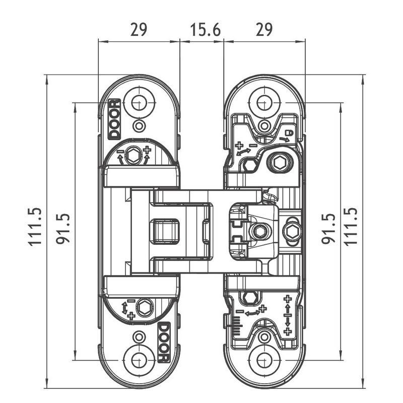 onzichtbaar scharnier matnikkel kubica-3
