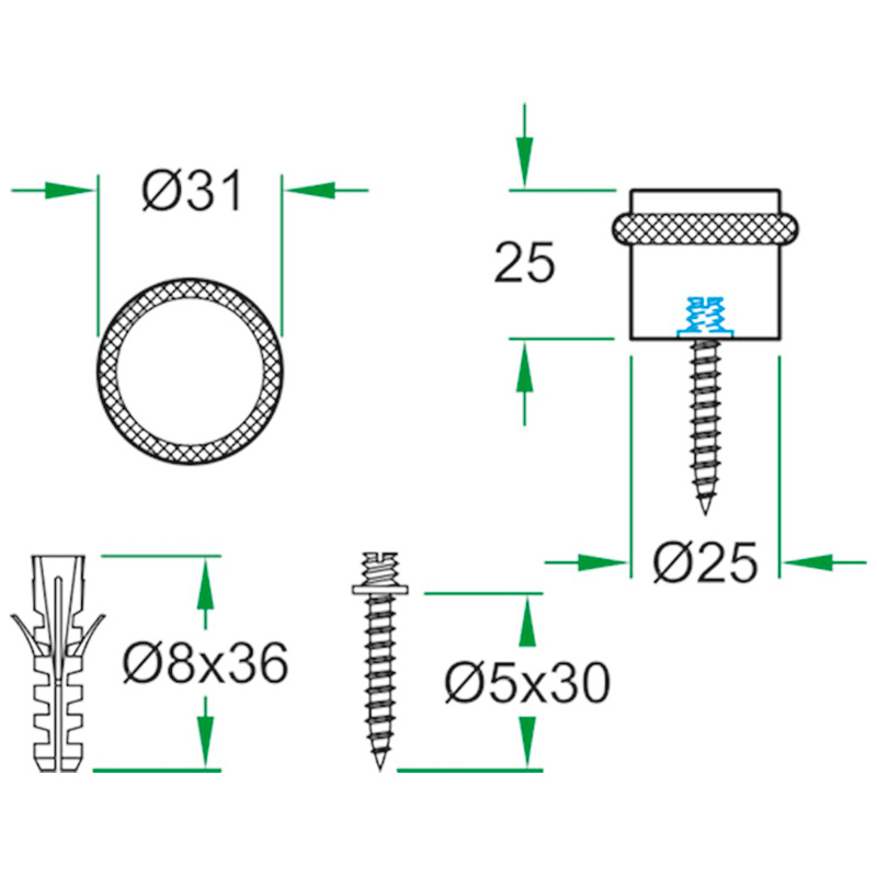 deurbuffer rvs a2 oxloc-4
