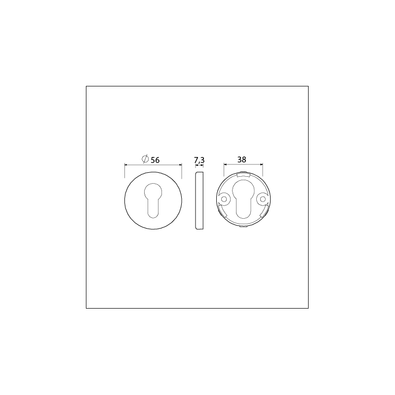 profielcilinderrozet alu mat zwart oxloc-5