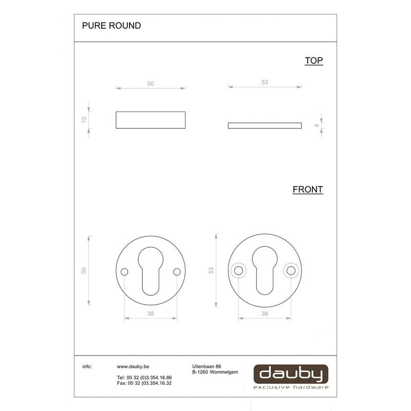 veiligheidsrozet ruw brons gepolijst-3