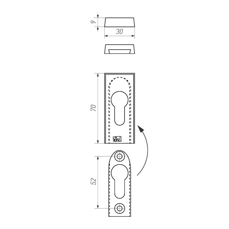 veiligheidsrozet mat wit brons-3