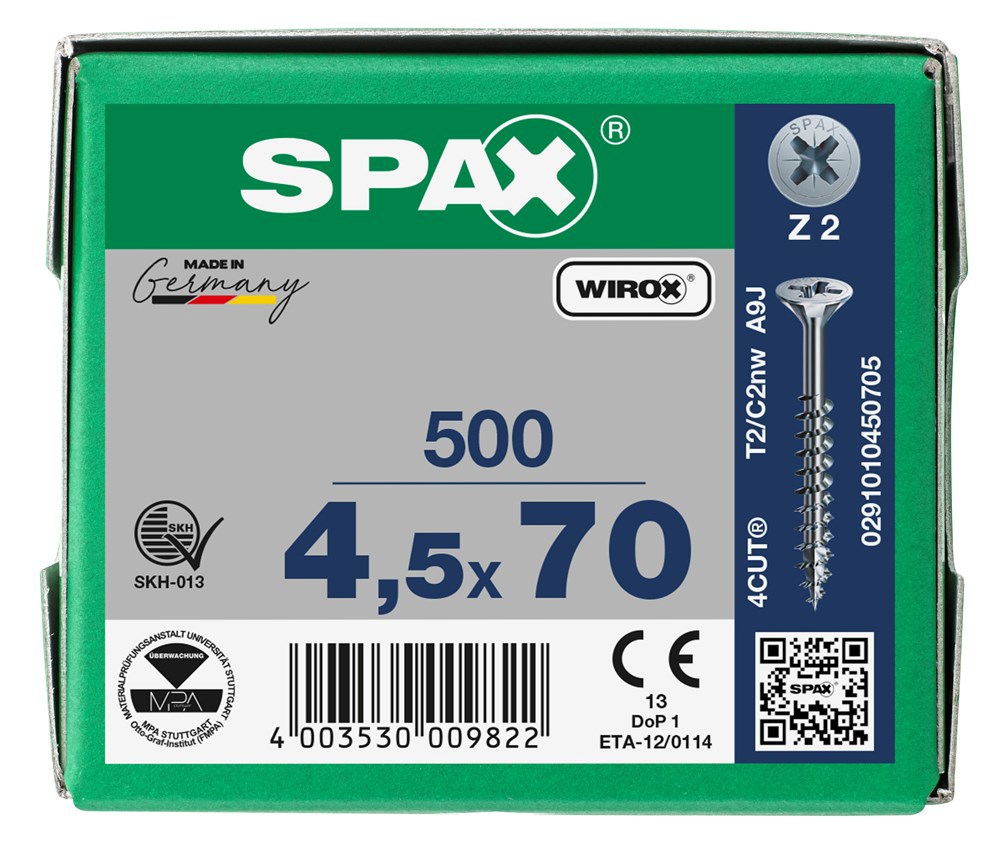 spaanplaatschroef wirox spax-7