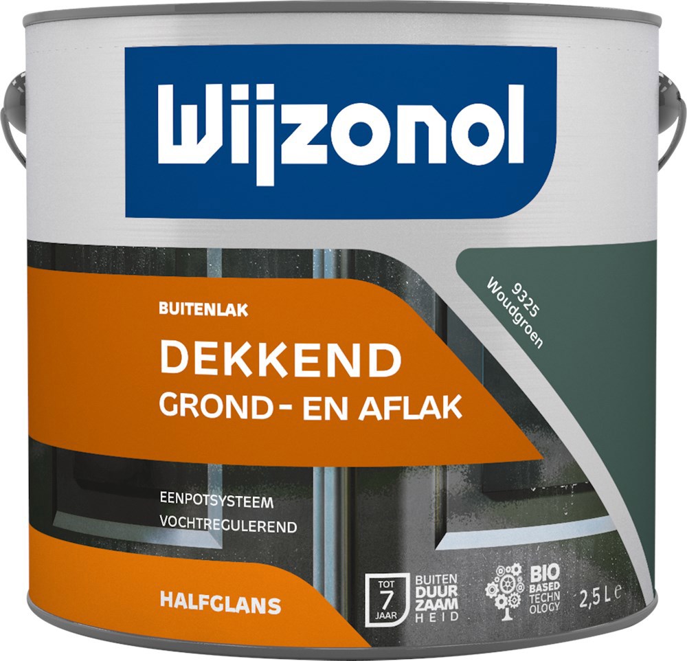 buitenverf halfglans woudgroen