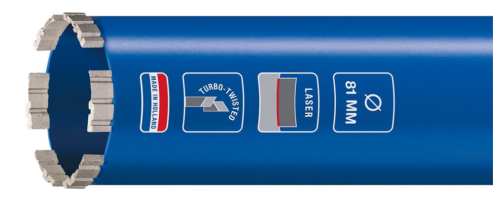 diamantboor nat carat laser beton master