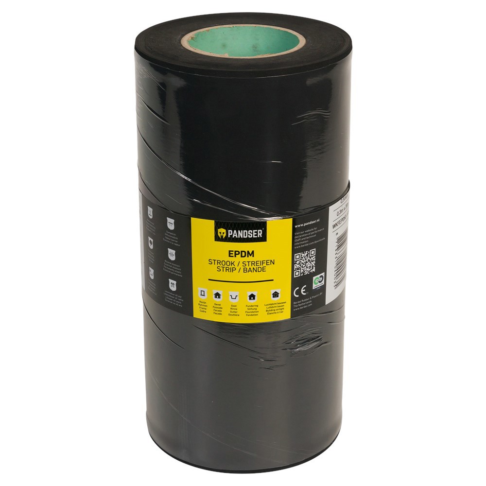 stroken epdm folie zwart pandser