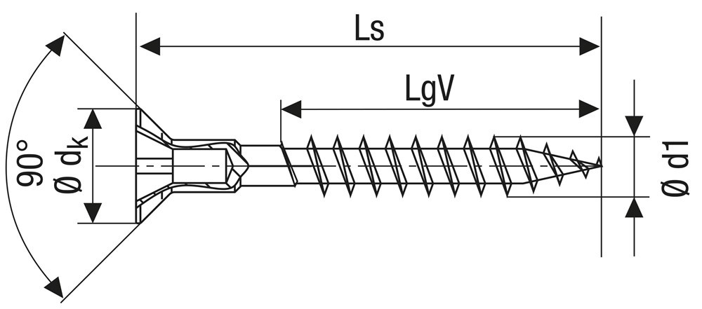 spaanplaatschroef wirox spax-4