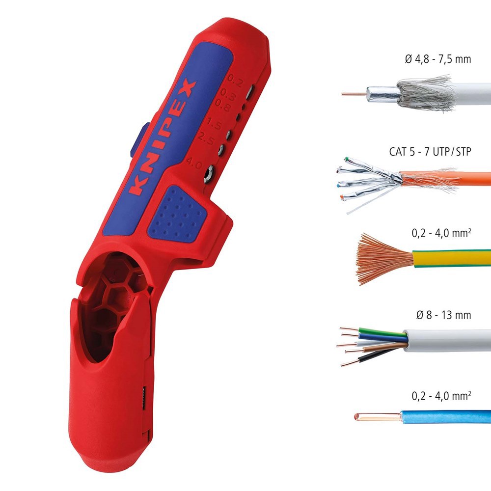 kabelontmantelingsmes ergostrip knipex-16