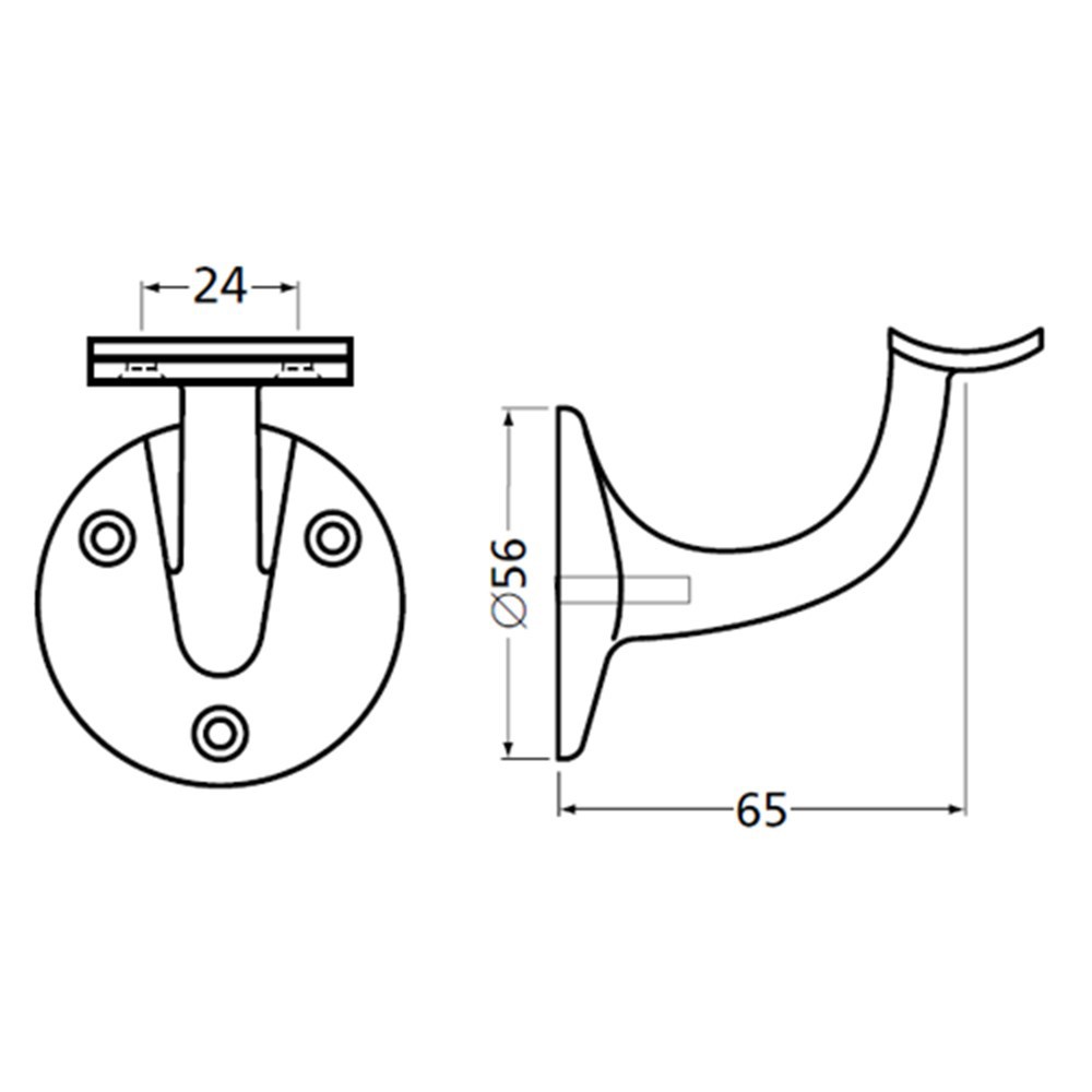leuninghouder aluminium f1 hermeta-3