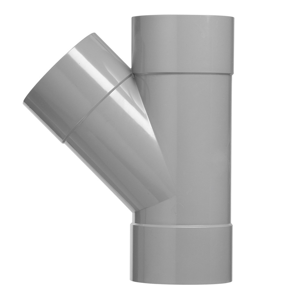 T-stuk pvc grijs rwa-3