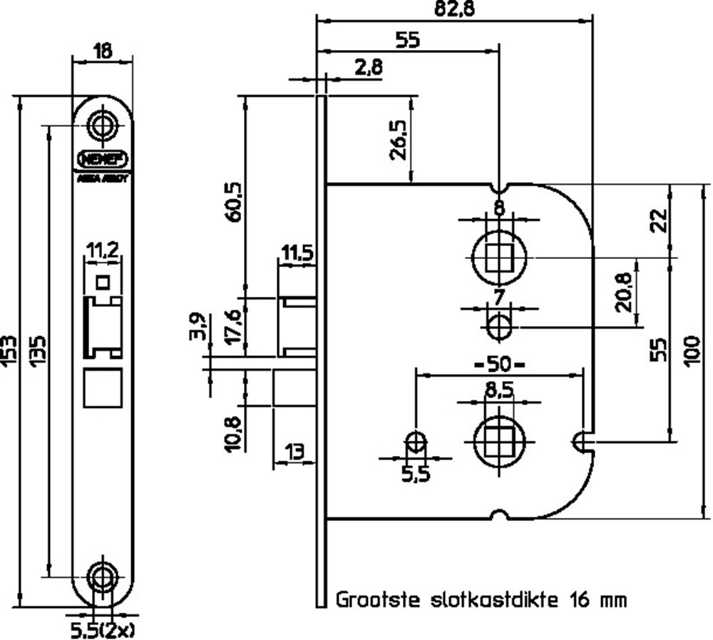 deurslot insteek v&b nemef-3