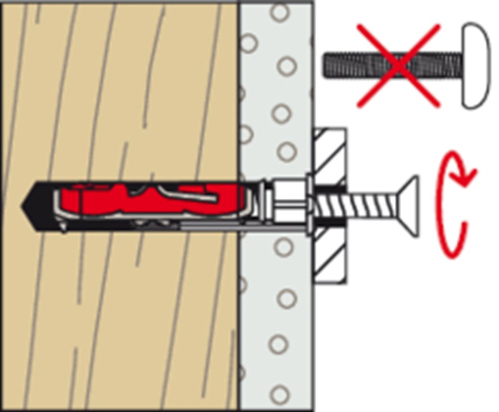 hollewandplug duotec nylon fischer-18