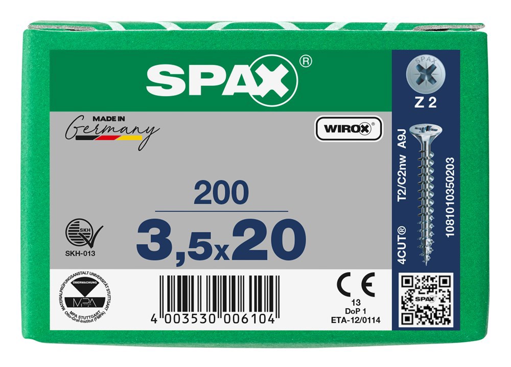 spaanplaatschroef wirox spax-7