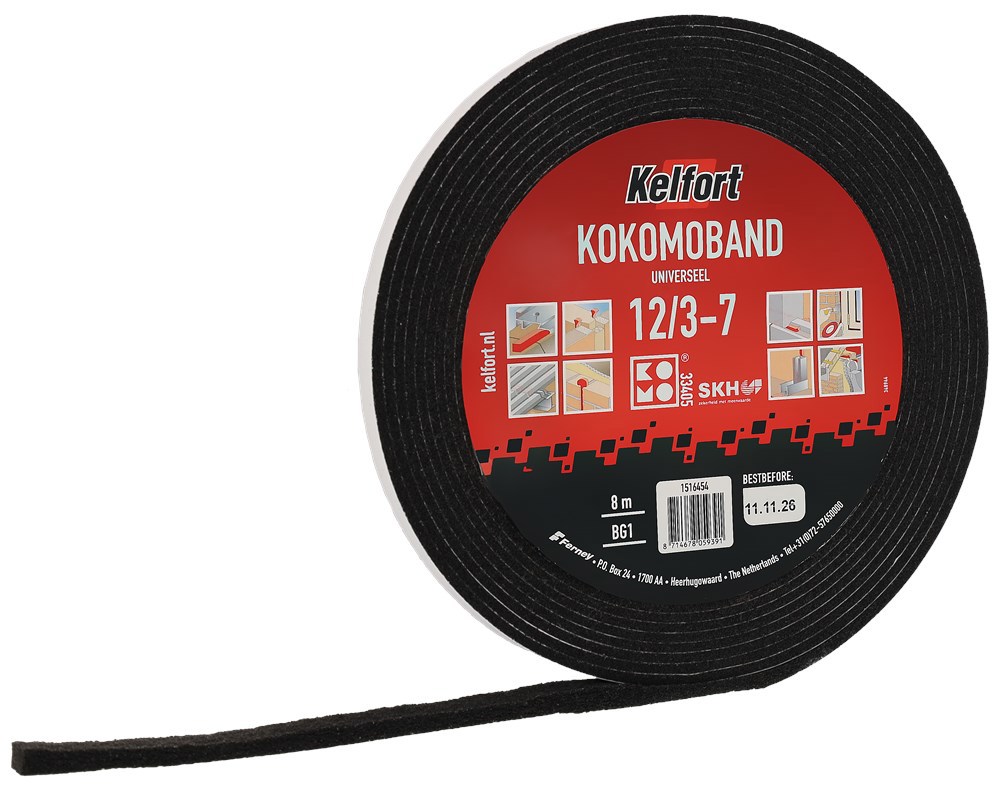 kokomoband universeel antraciet kelfort