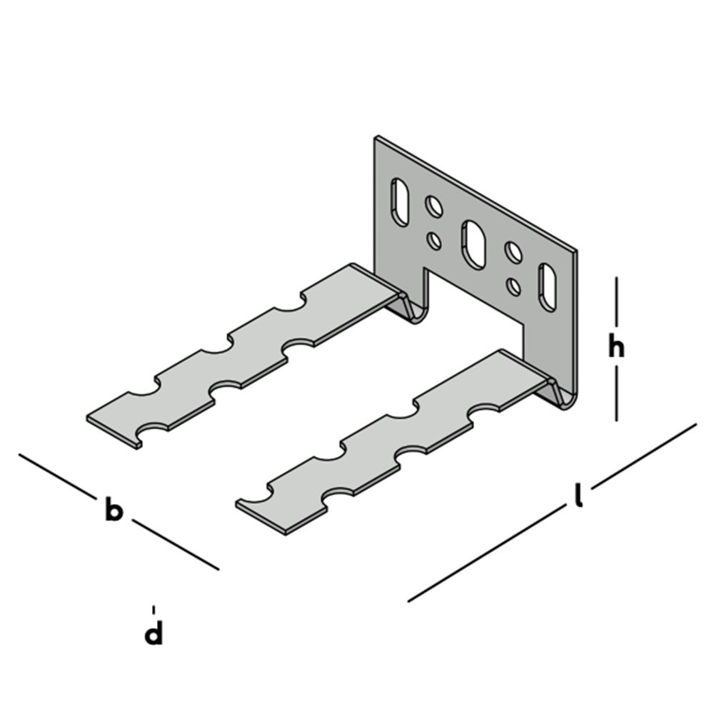 wandanker dilaterend rvs a4-3