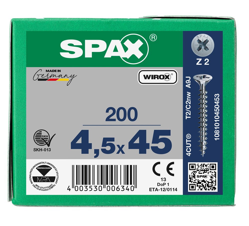 spaanplaatschroef wirox spax-7