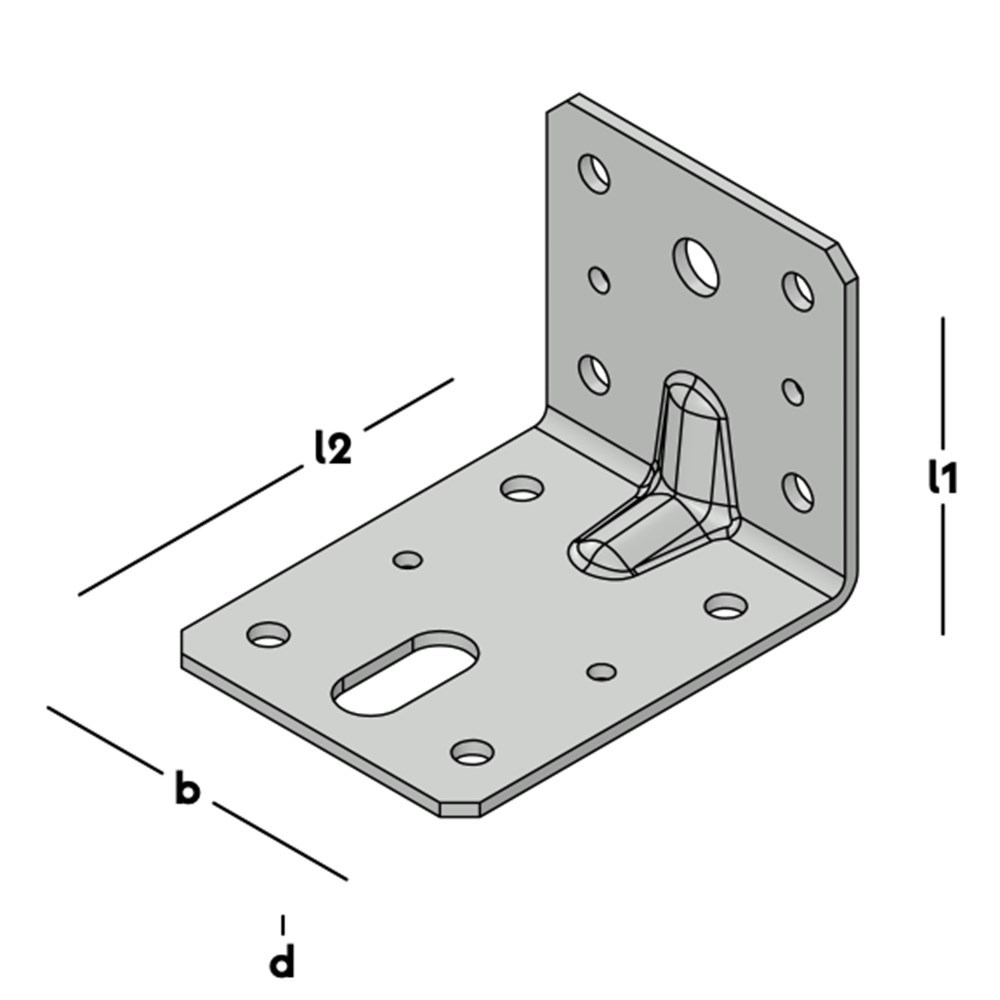 hoekanker met ril sv-3