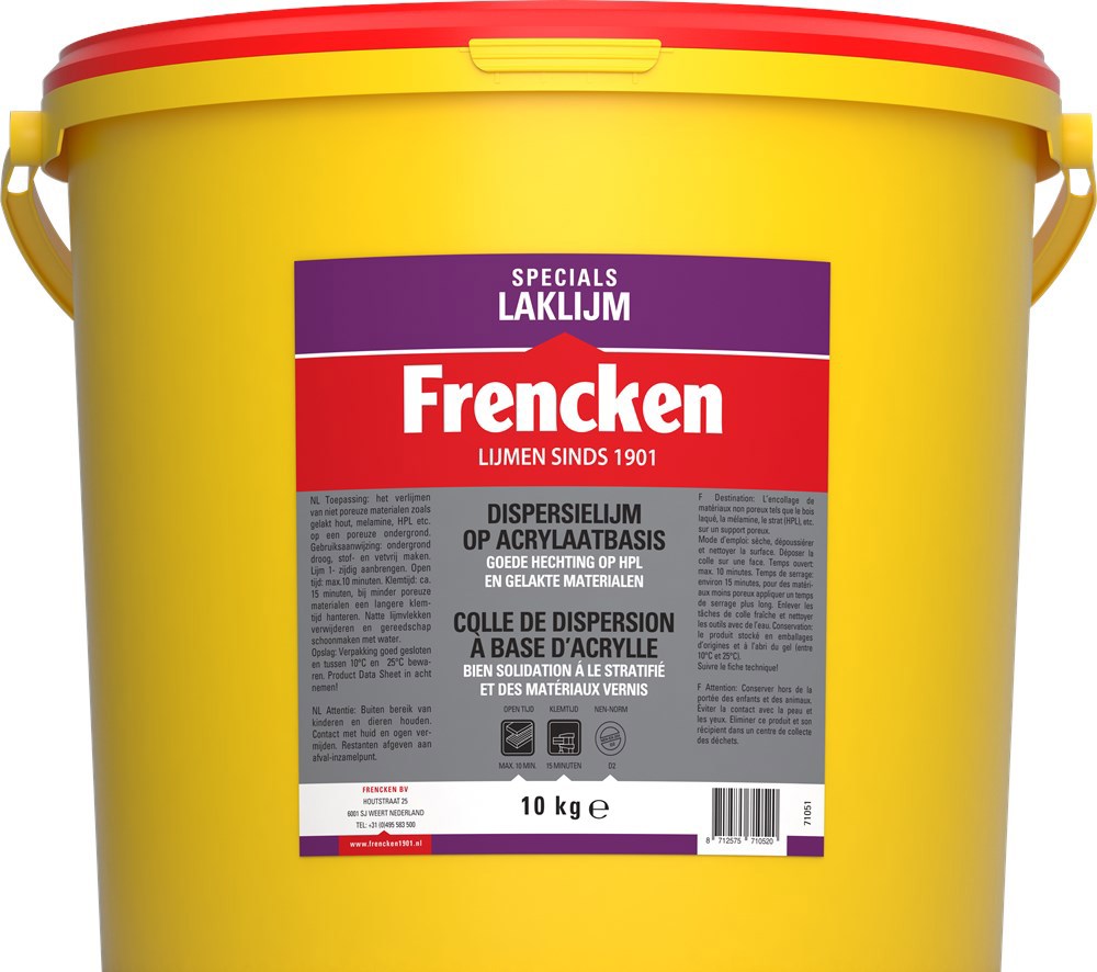 laklijm transparant frencken