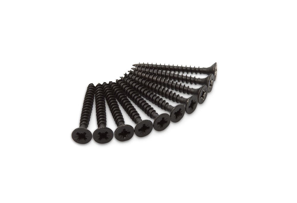 spaanplaatschroef zwart rvs