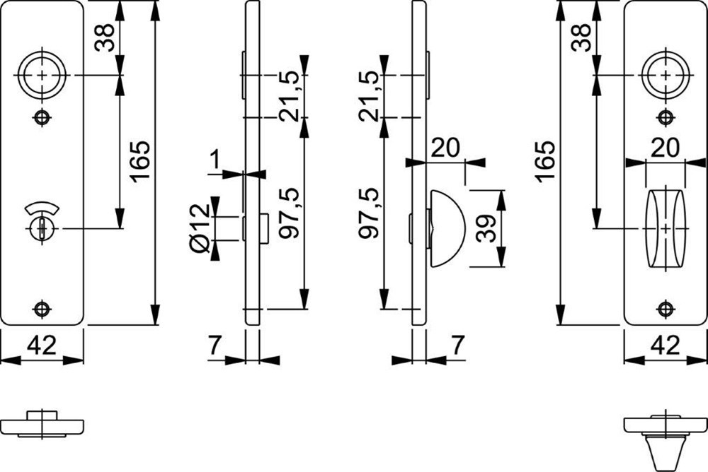kortschild aluminium f1 hoppe-3