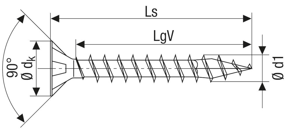 spaanplaatschroef rvs a2 spax-4