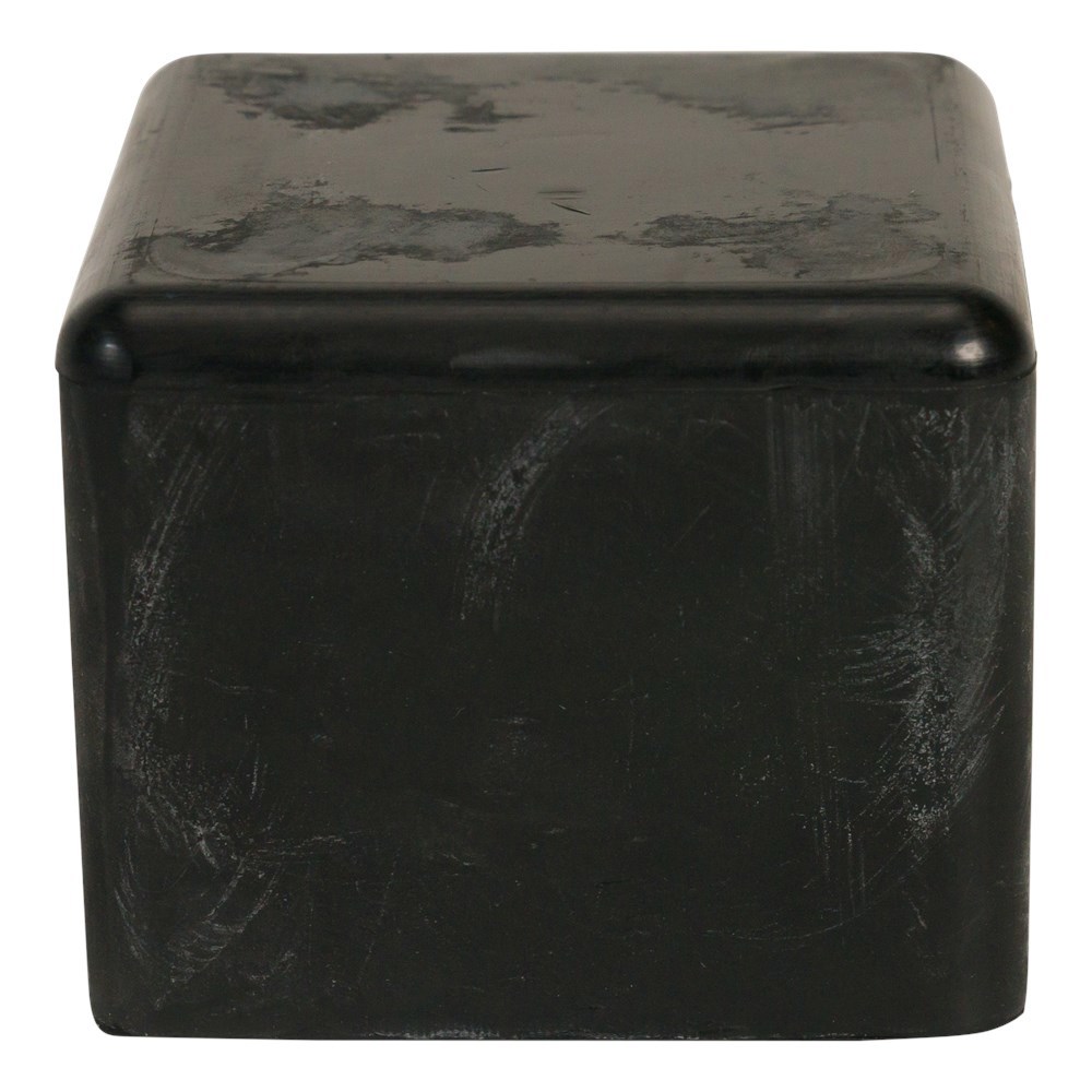 mokerdop rubber zacht zwart