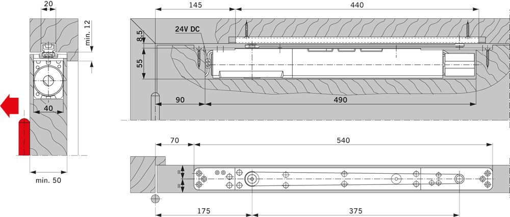 deurdranger vrijloop inbouw dorma-3