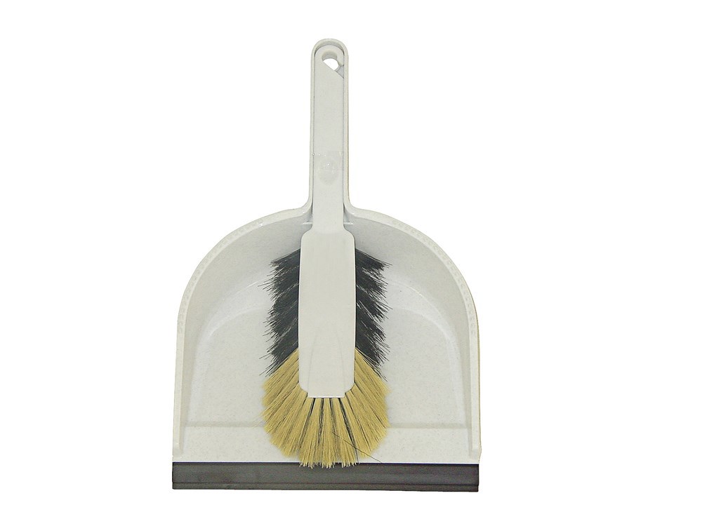 stoffer en blik kunststof betra