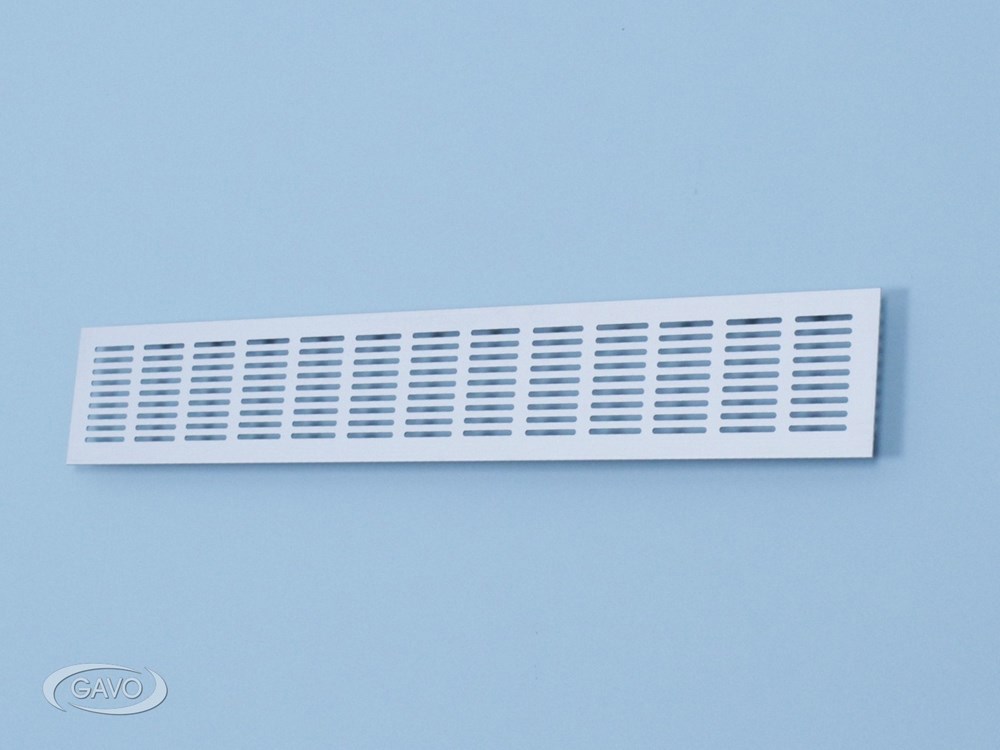 ventilatiestrip aluminium zwart