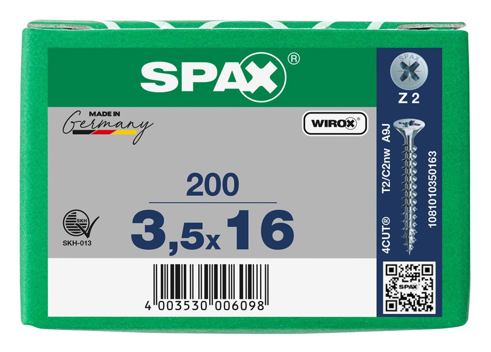 spaanplaatschroef wirox spax-7