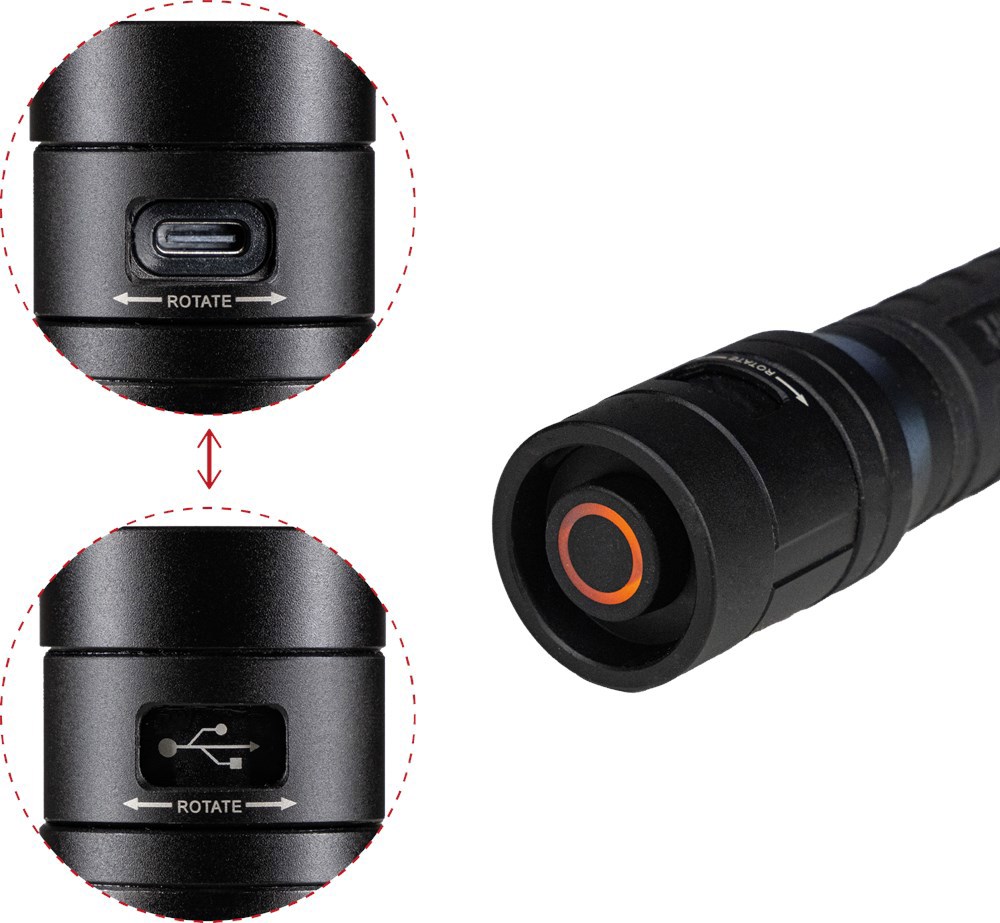 accu zaklamp led kelfort-8