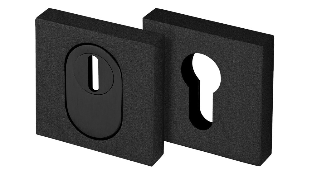 veiligheidsrozet rvs a2 mat zwart oxloc