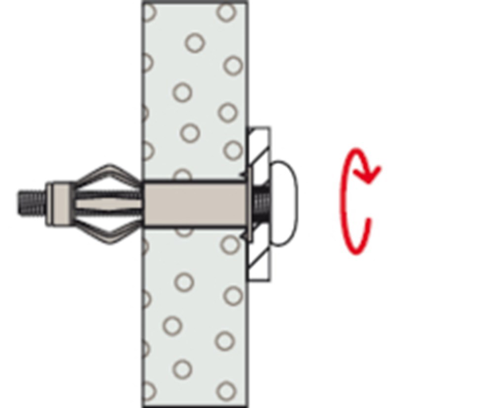 hollewandplug metaal fischer-12