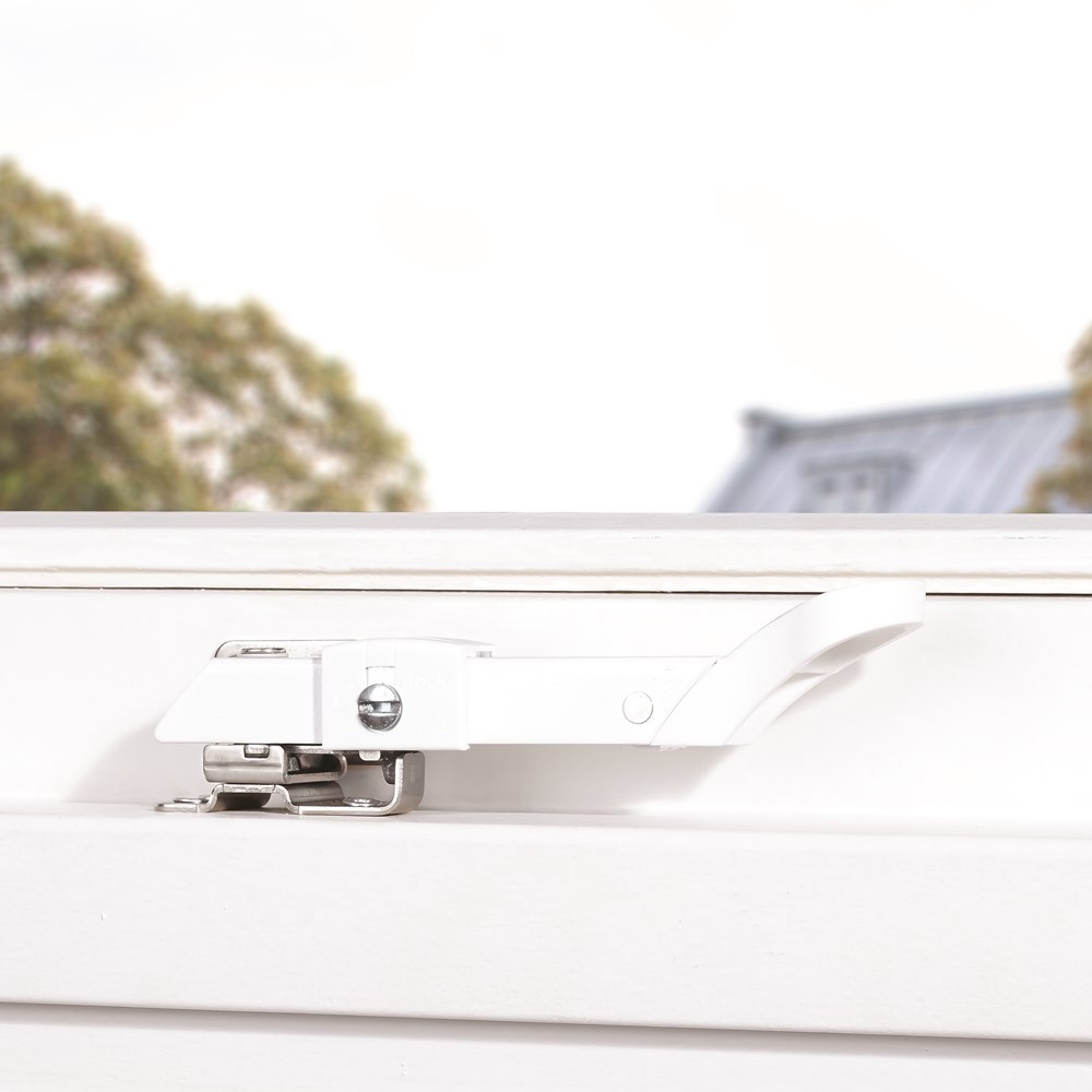 combi-raamuitzetter wit axa-5