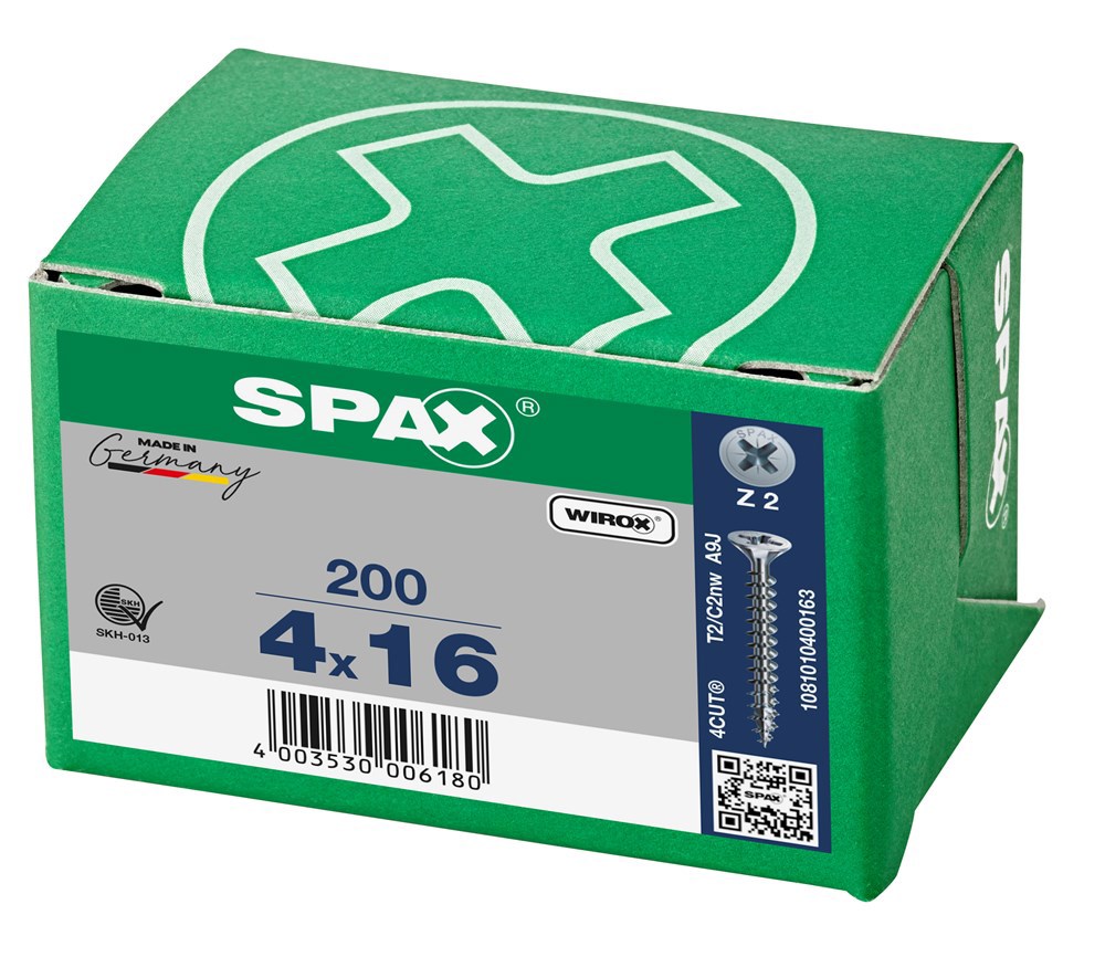 spaanplaatschroef wirox spax-6