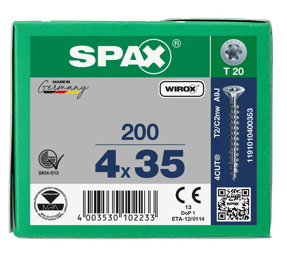 spaanplaatschroef wirox spax-7