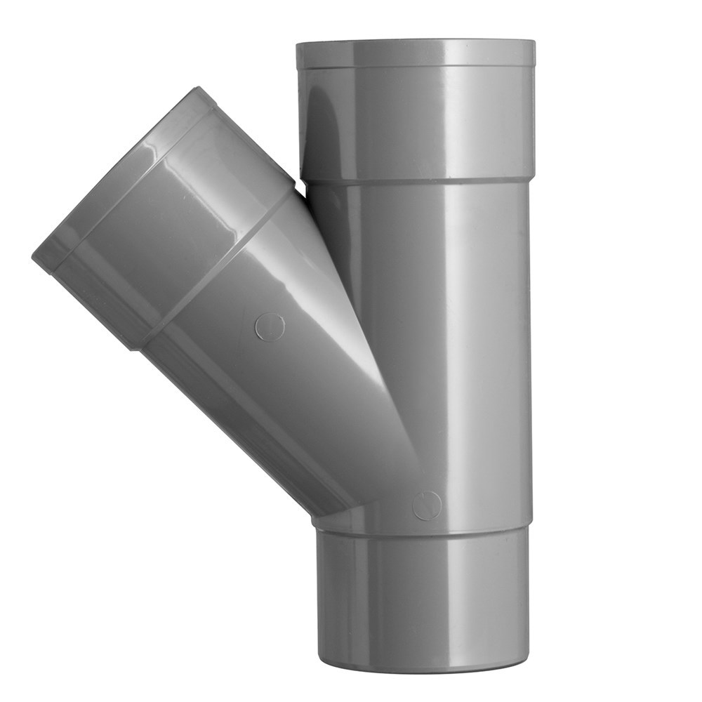 T-stuk pvc grijs hwa-3