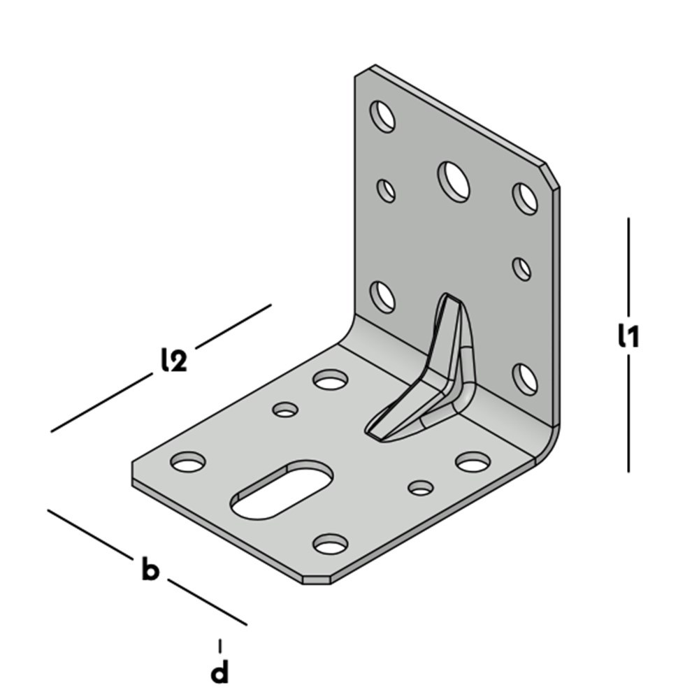 hoekanker met ril sv-3