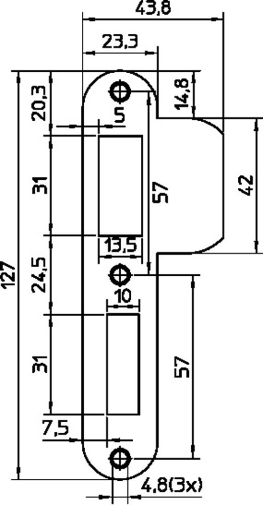 sluitplaat elvz nemef-3