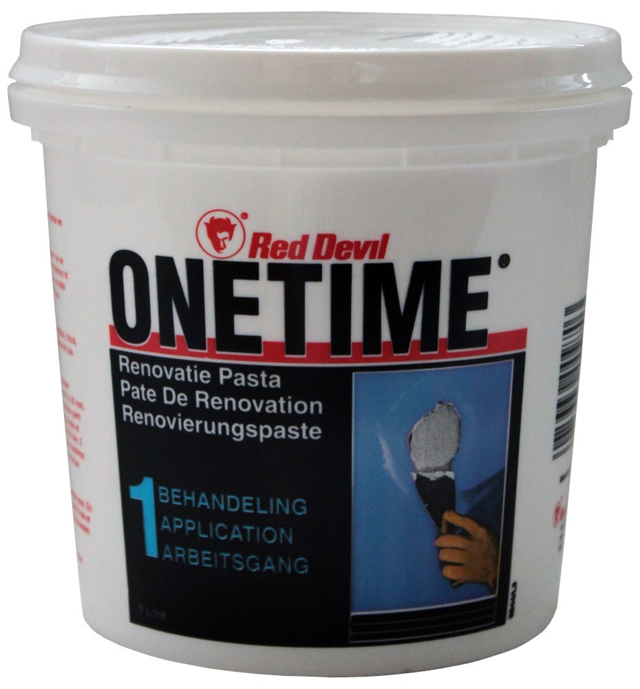 renovatiepasta one time red devil
