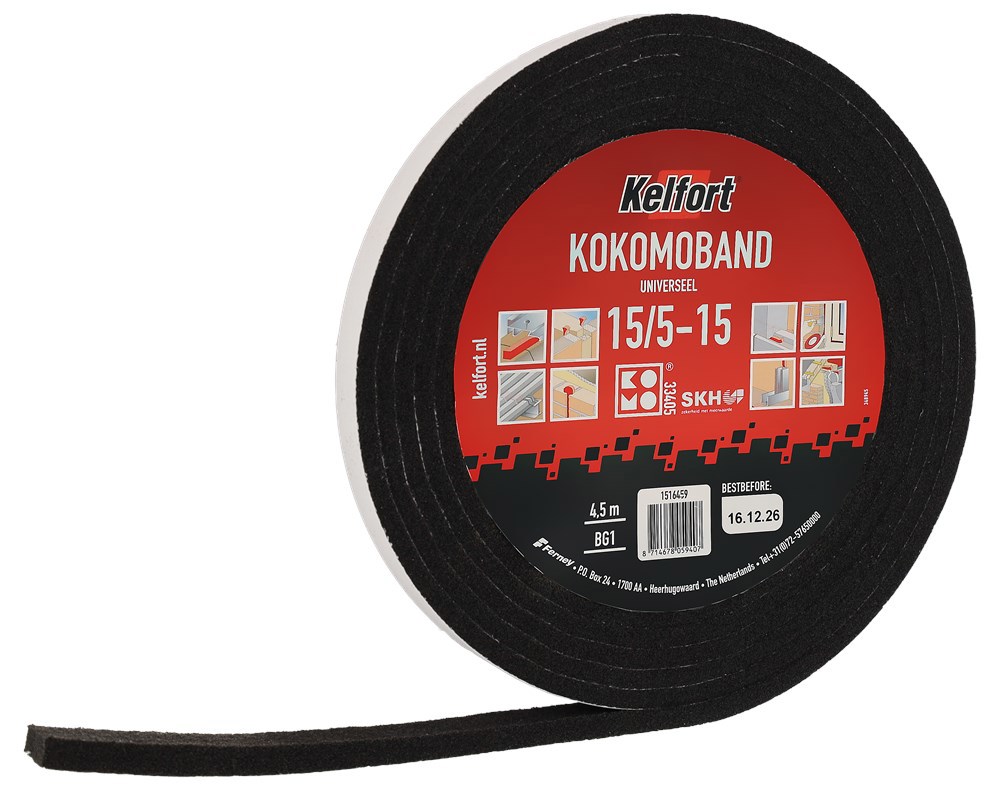 kokomoband universeel antraciet kelfort